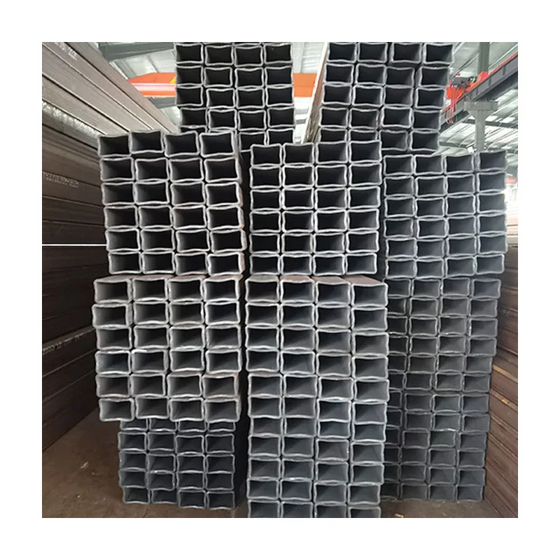 Wholesale Factory High Quality Rectangular Square Steel Tube Galvanized  Steel Pipe Iron Rectangular Tube