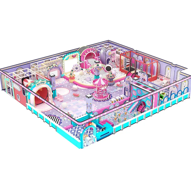 Girl Games Kids Indoor Playground for Sale with Candy Theme. Girl Games Kids Indoor Playground for Sale with Candy Theme