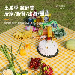 Outdoor picnic mat camping moisture-proof portable non-woven Oxford cloth thickened waterproof weekend outing tent floor mat