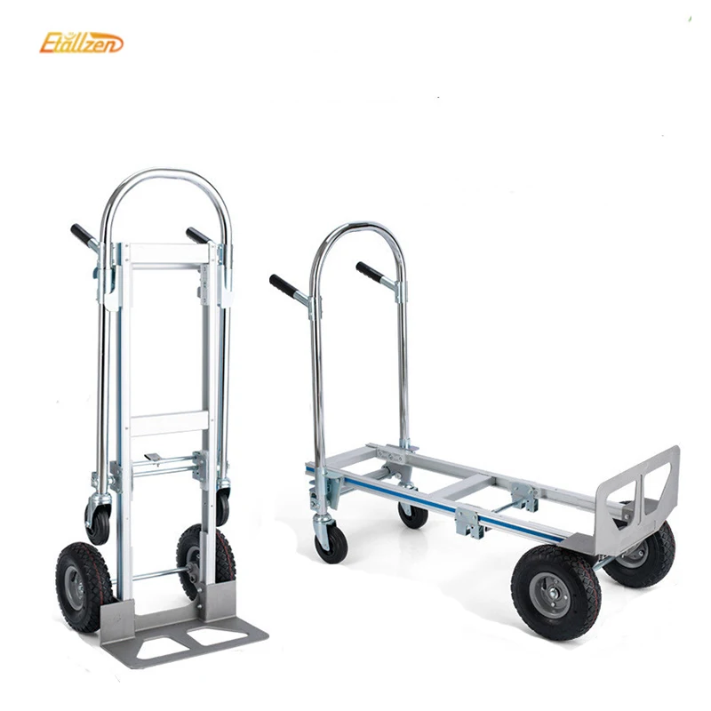 3 In 1 Aluminum Metal Foldable Multi-Function Platform Cart With Ce Certification