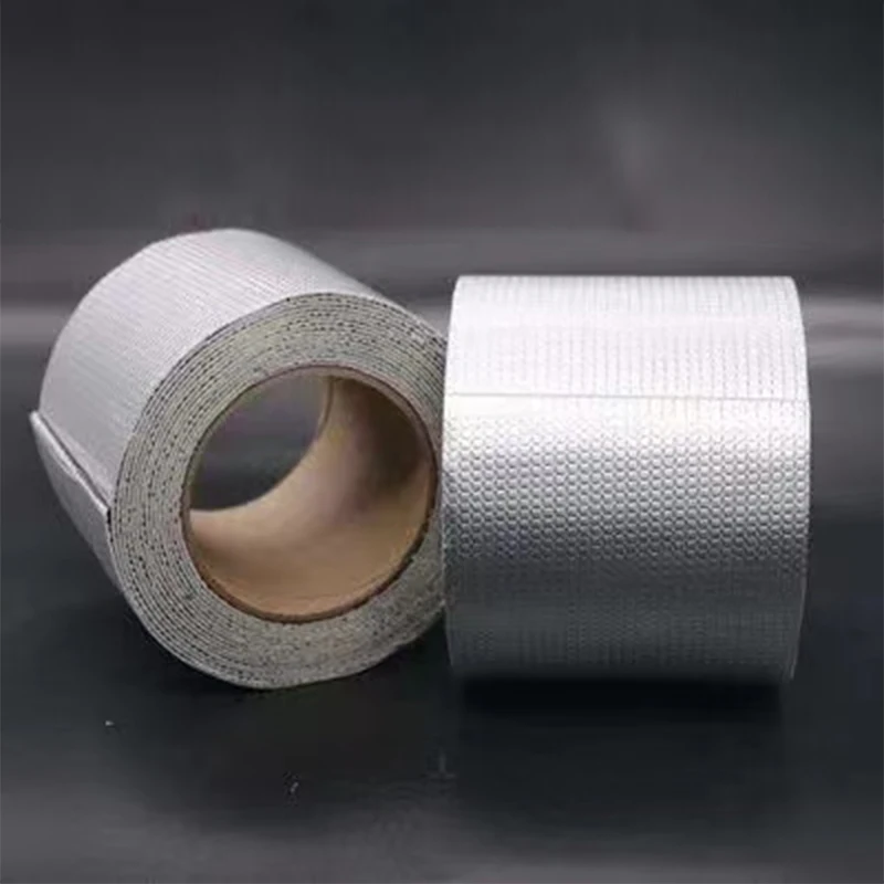 Butyl Repair Tape Super Waterproof Butyl Rubber Aluminium Foil Tape Strong Adhesive