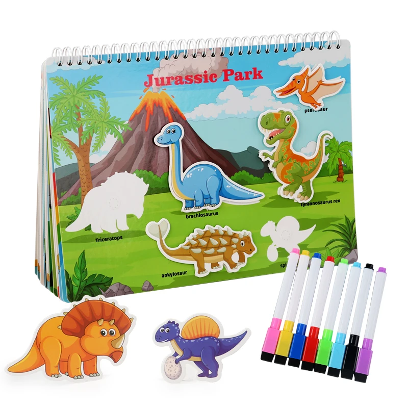 Preschool Learning Activities Toy Diy Sticker Quiet Book Educational Busy Book For Toddlers