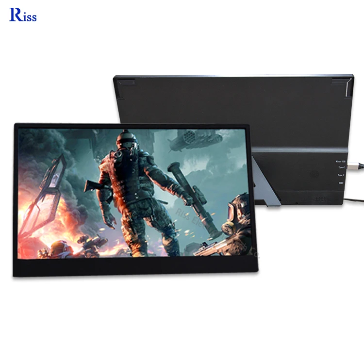 OEM ODM 15.6 Inch Portable Laptop Touch Monitor with Type-c Port for Laptop Pc Mobile Phone