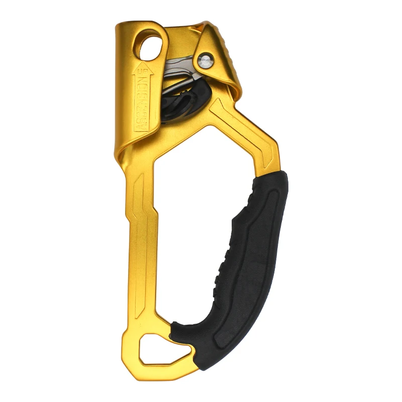 Aluminum 8mm-12mm Climbing Anti-falling Safety Rope Grab Descender Climb Pulley For quick descender JENSAN Custom