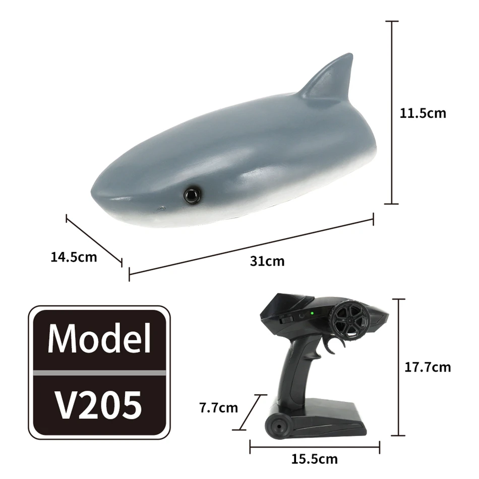  Новая модель радиоуправляемой лодки Flytec V307 с головой акулы лучшая Летняя Пляжная радиоуправляемая лодка электроприводом игрушки для детей