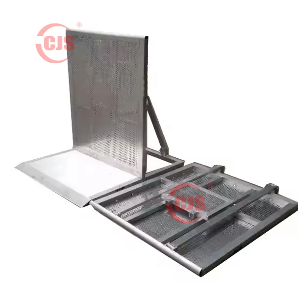 Stage Foldable Crowd Barriers Aluminum protection barriers concert crowd control barrier Support OEM