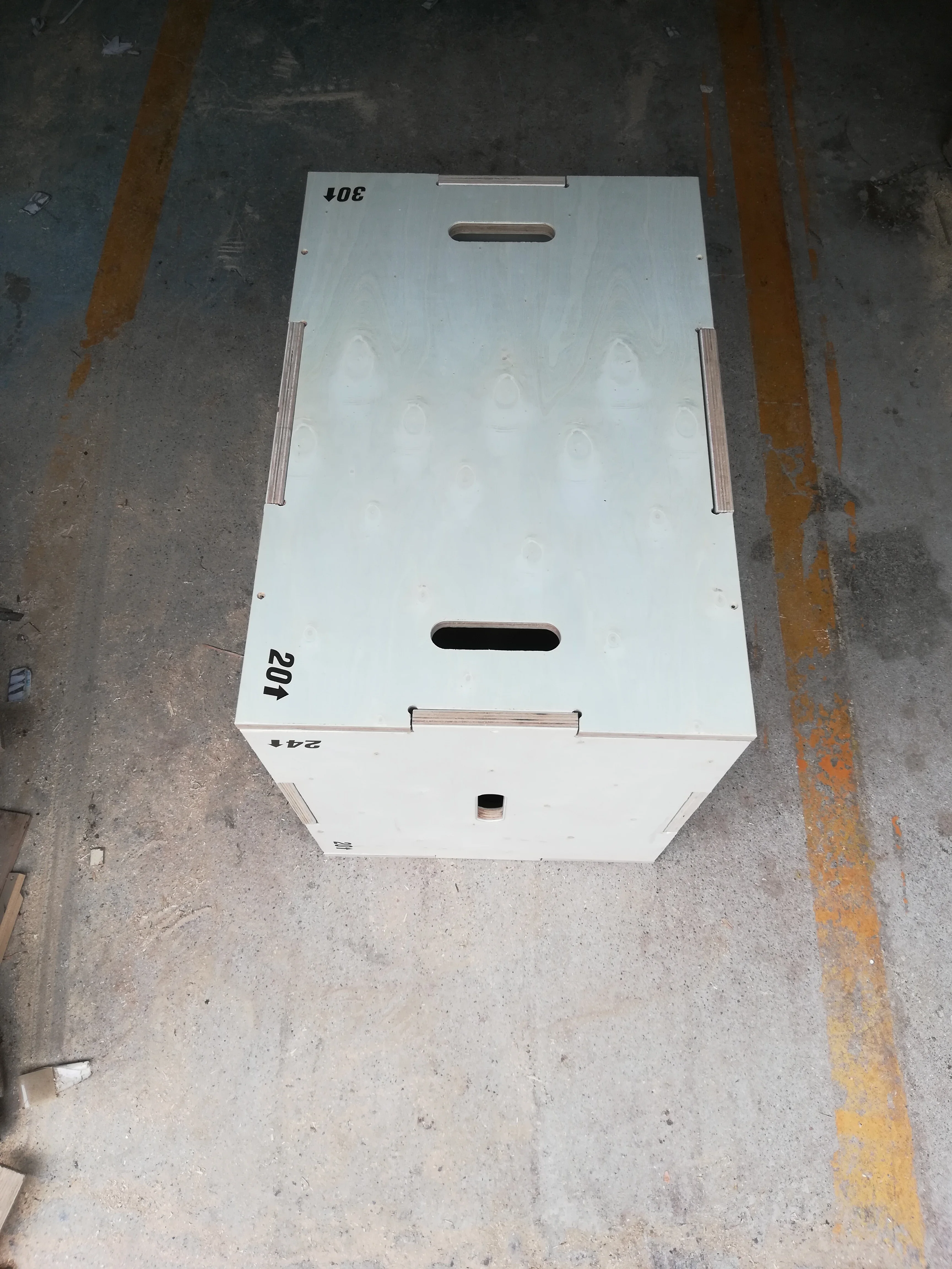 Firm 20*24*30 Inches Custom logo Fitness Sturdy Wooden Plyometrics Exercise Gym Workout 3 in 1 Wood Plyo Box for Jump Training