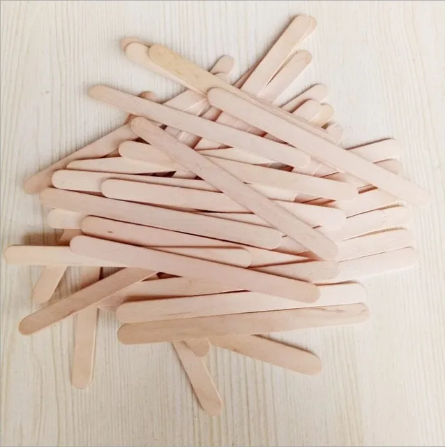 wholesale factory high quality Wooden Lolly Sticks Popsicle color Stick Crafts for Kids