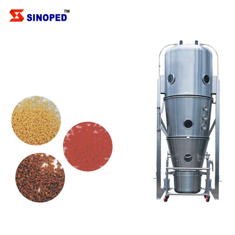 pharmacy fluid bed dryer machine for drying medicine powder granule