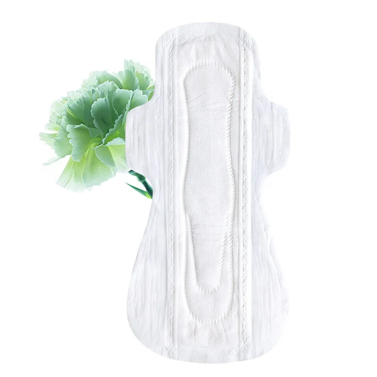 Private label pads cleanwear ultra thin hemp heavy flow sanitary pads with wings