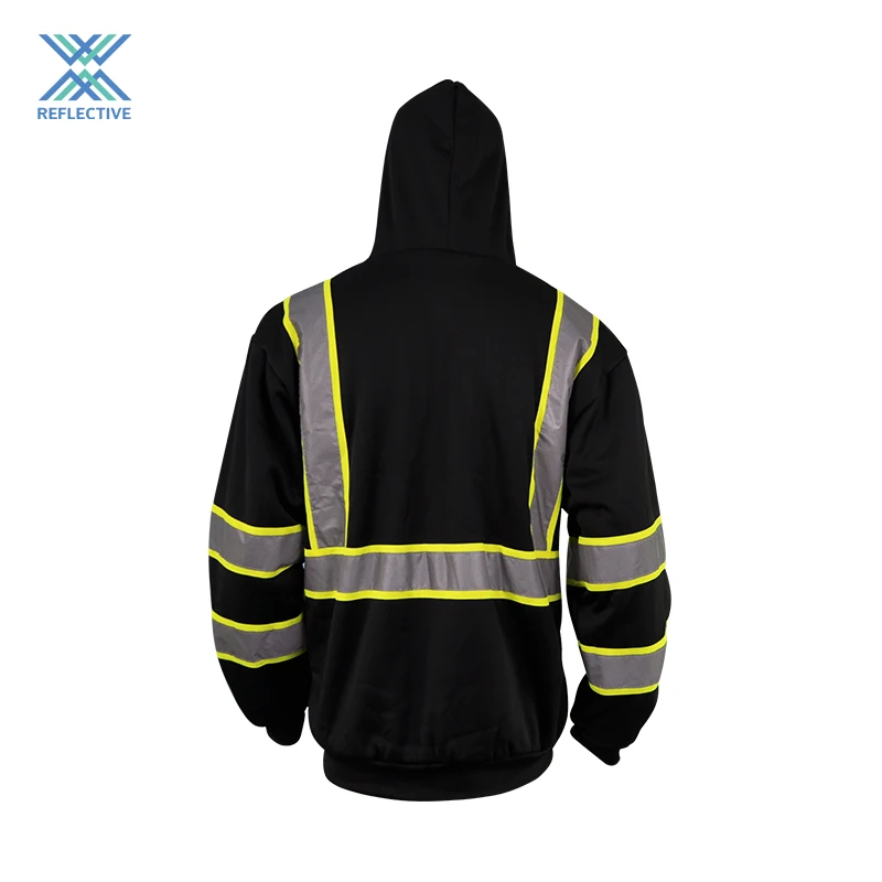 LX Custom Hi-vis Jackets Reflective Safety Jacket With High Reflective Stripe