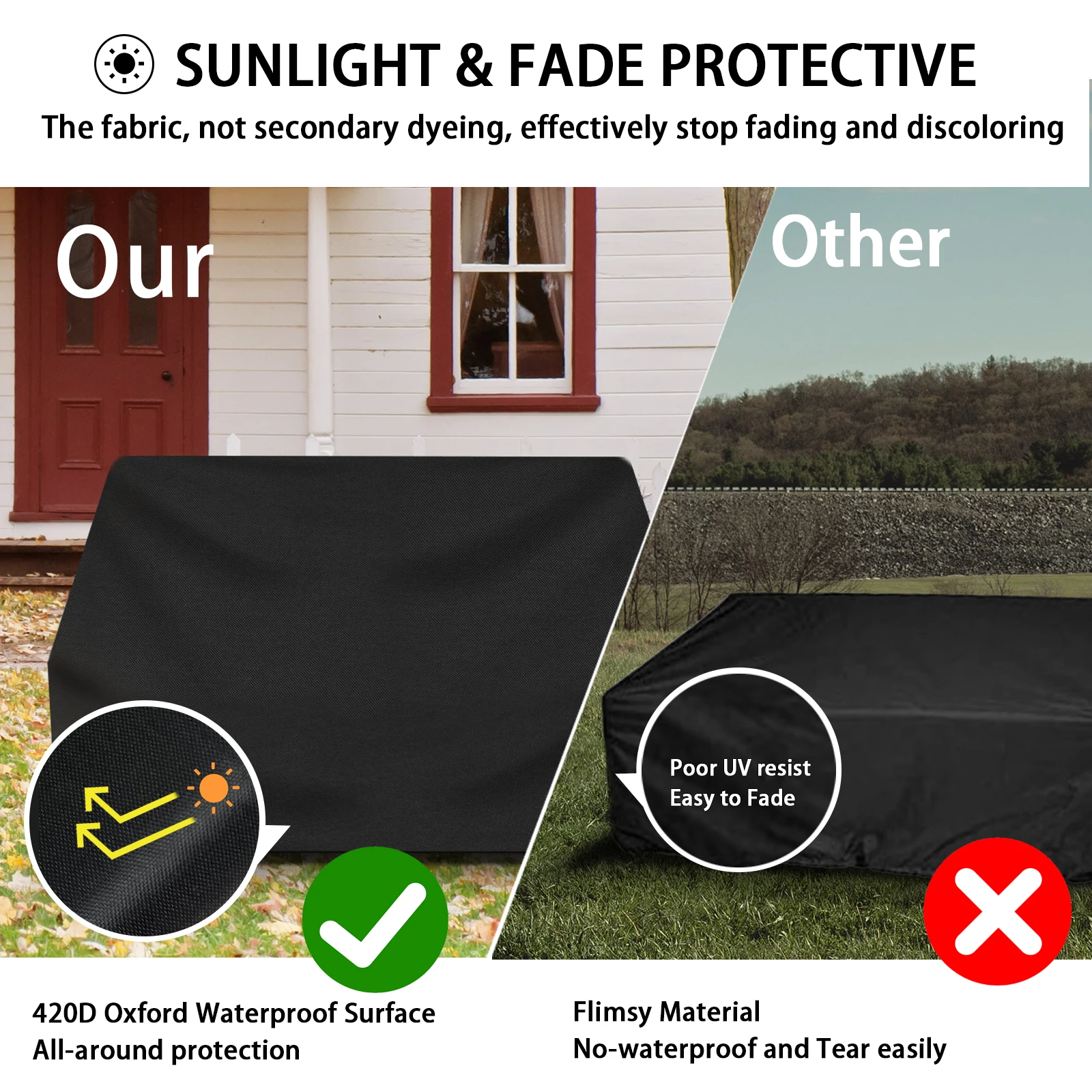 Factory Ready To Ship 420D Polyester waterproof Durable Green Bench Cover Loveseat And Sofa Cover Outdoor Furniture Cover