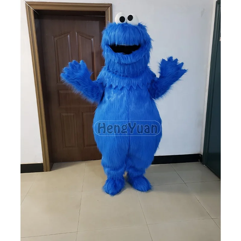 Hengyuan Factory Direct Sale Sesame Street Cookie Elmo Monsters Mascot Costume Halloween Christmas Cosplay Clothing