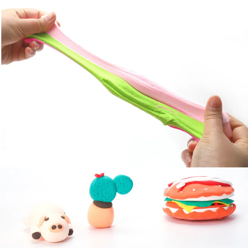 Custom LOGO 24 Color Modeling Super Light Air Dry Polymer Clay Plasticine DIY Educational Soft Clay Set with Tools