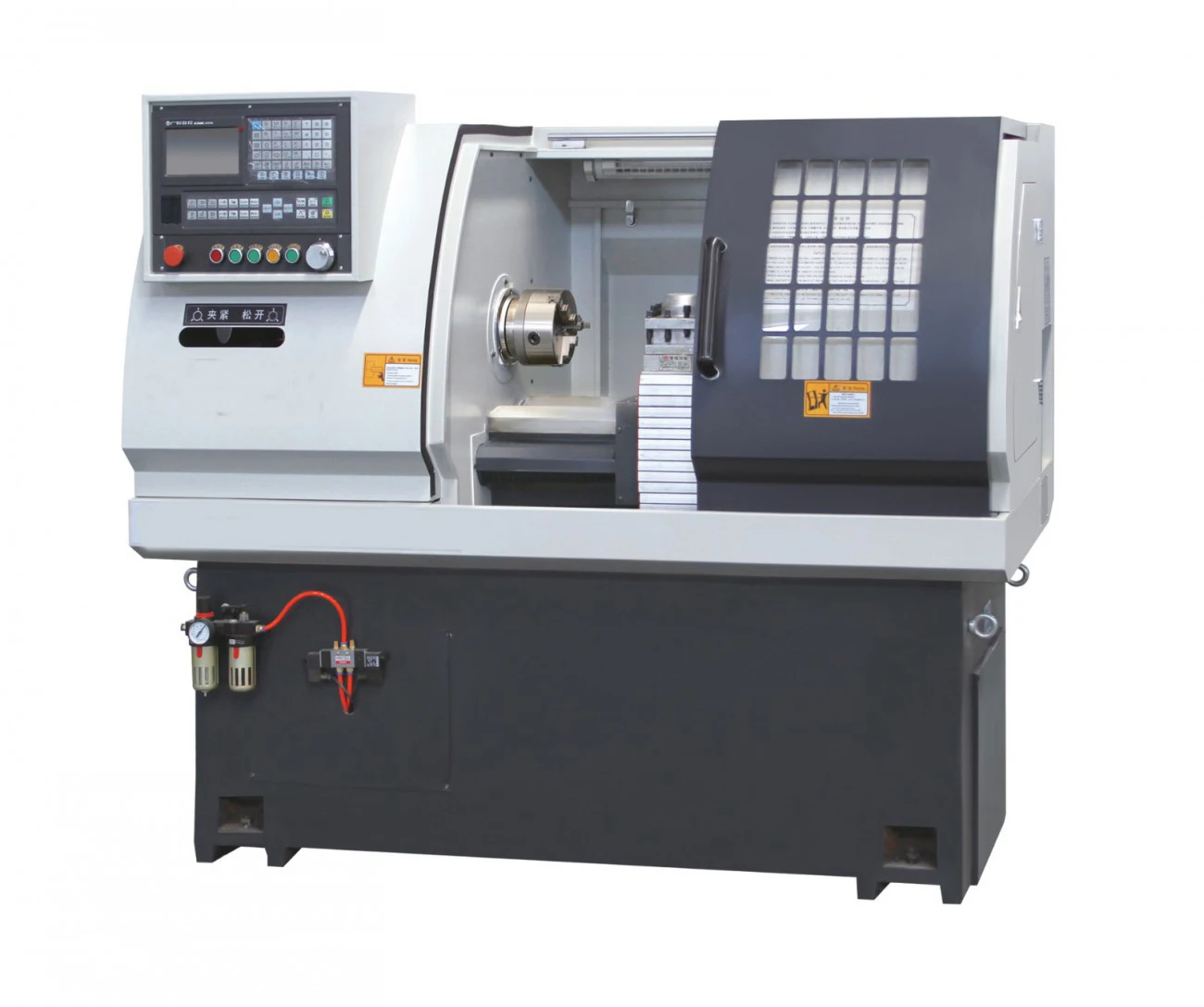 Chinese CNC lathe CK6130 metal fully automatic flat bed lathe equipped with Siemens controller