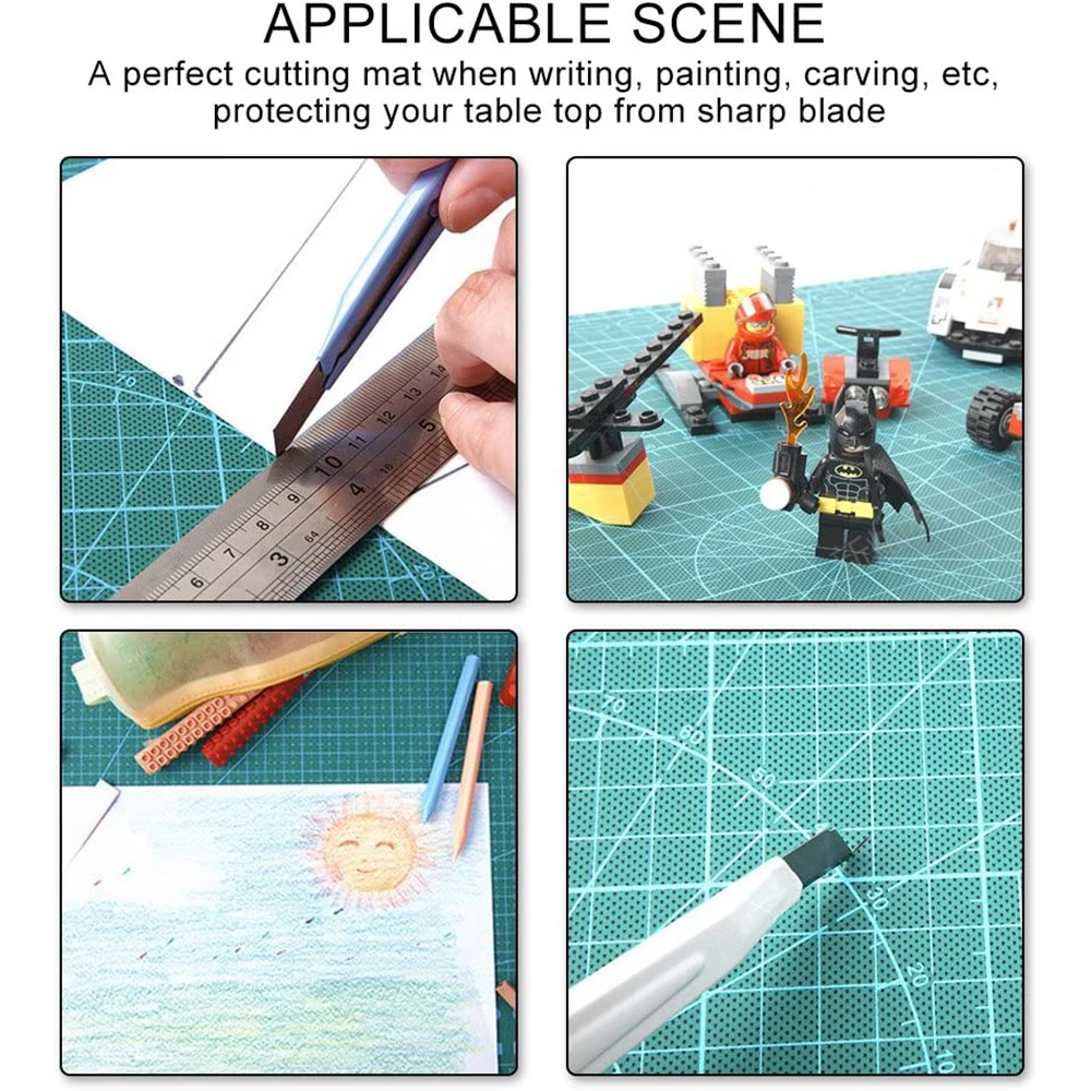  Eco friendly large size art supplies PVC Self Healing Grid Lines Plotter Cutting Flexible Mat A4
