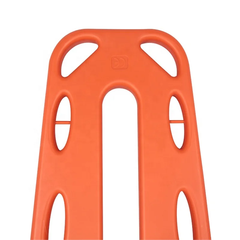 First Aid Medical Economic Floating Waterproof Trauma Immobilization Spine Board With Restraint Straps Belt