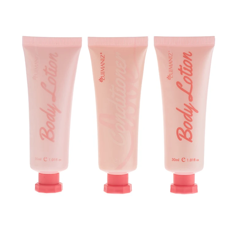 LOVE series small shampoo empty plastic bottles plastic bottles for shampoo