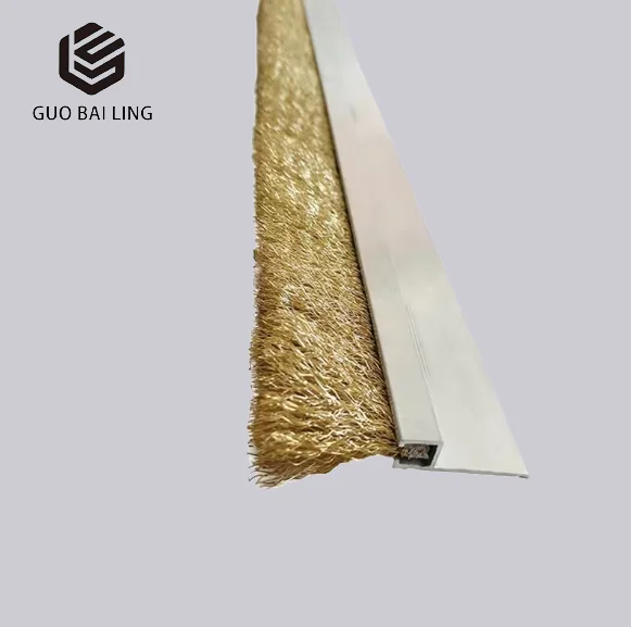 Customized Size Industrial Stainless Steel Wire Conductive Strip Brush