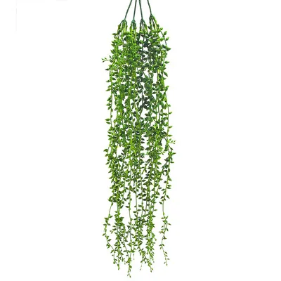 Artificial Hanging Succulent Plants Faux String of Pearls Plants Unpotted Faux Hanging Plants Decor
