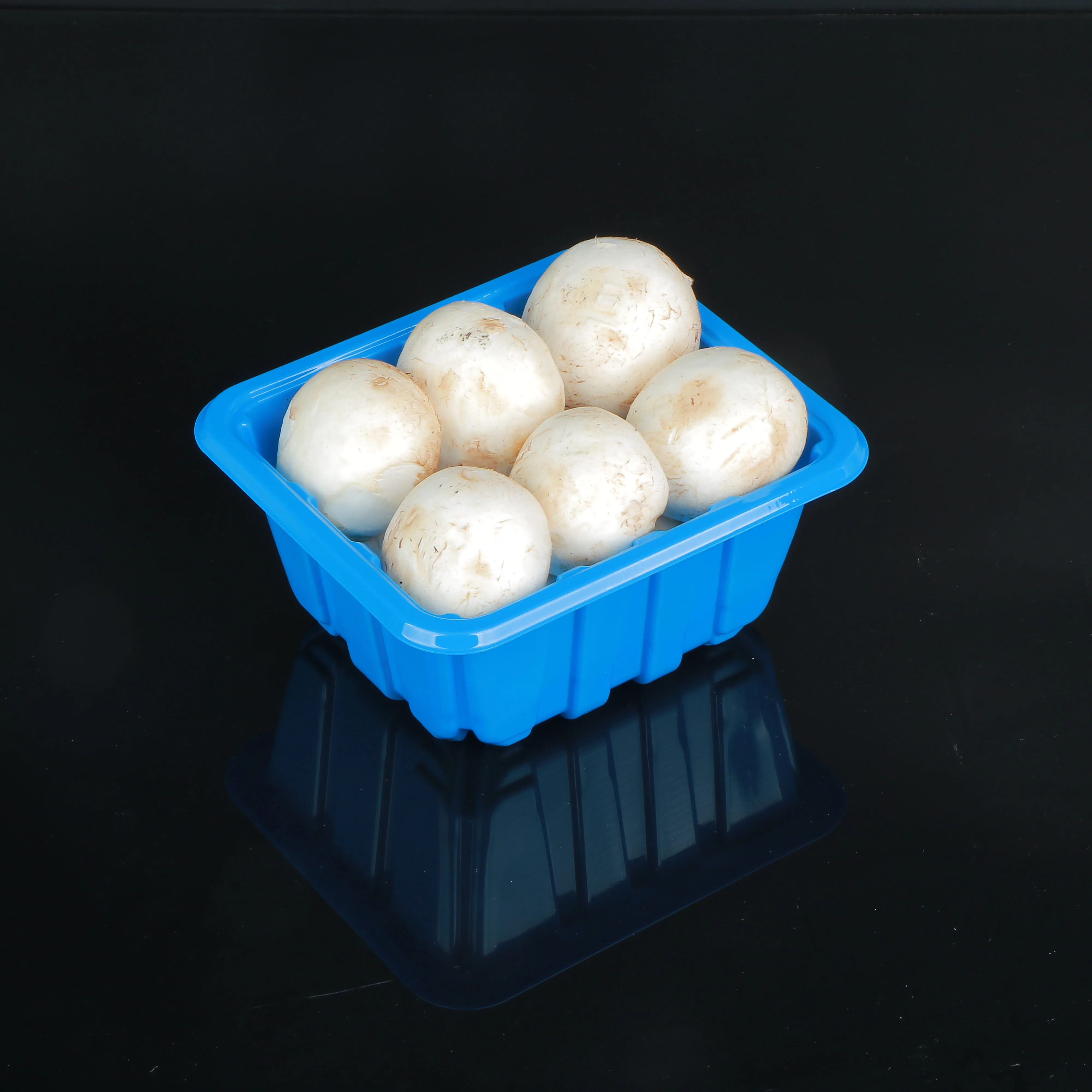 hengmaster disposable clear plastic Mushroom and vegetable packaging tray with customized size
