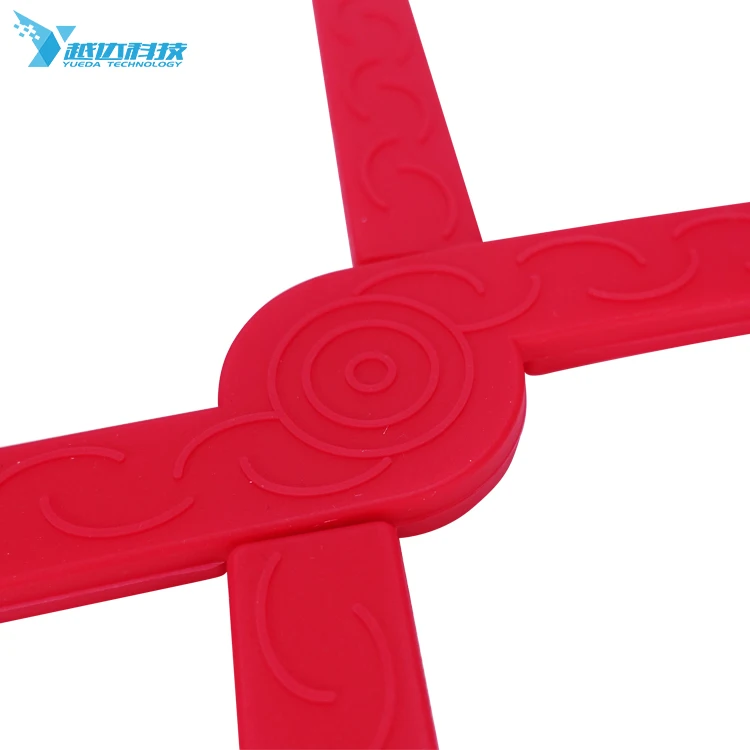 
China Supplier Multifunctional Silicone Collapsable Trivet Pads For Kitchen 