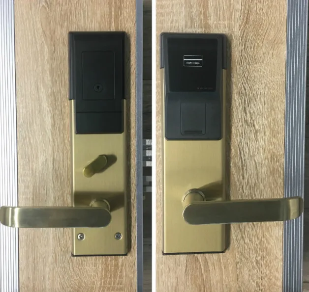 New Smart Hotel card door lock RFID M1 Card door lock TASRDC digital Electric Hotel card Lock