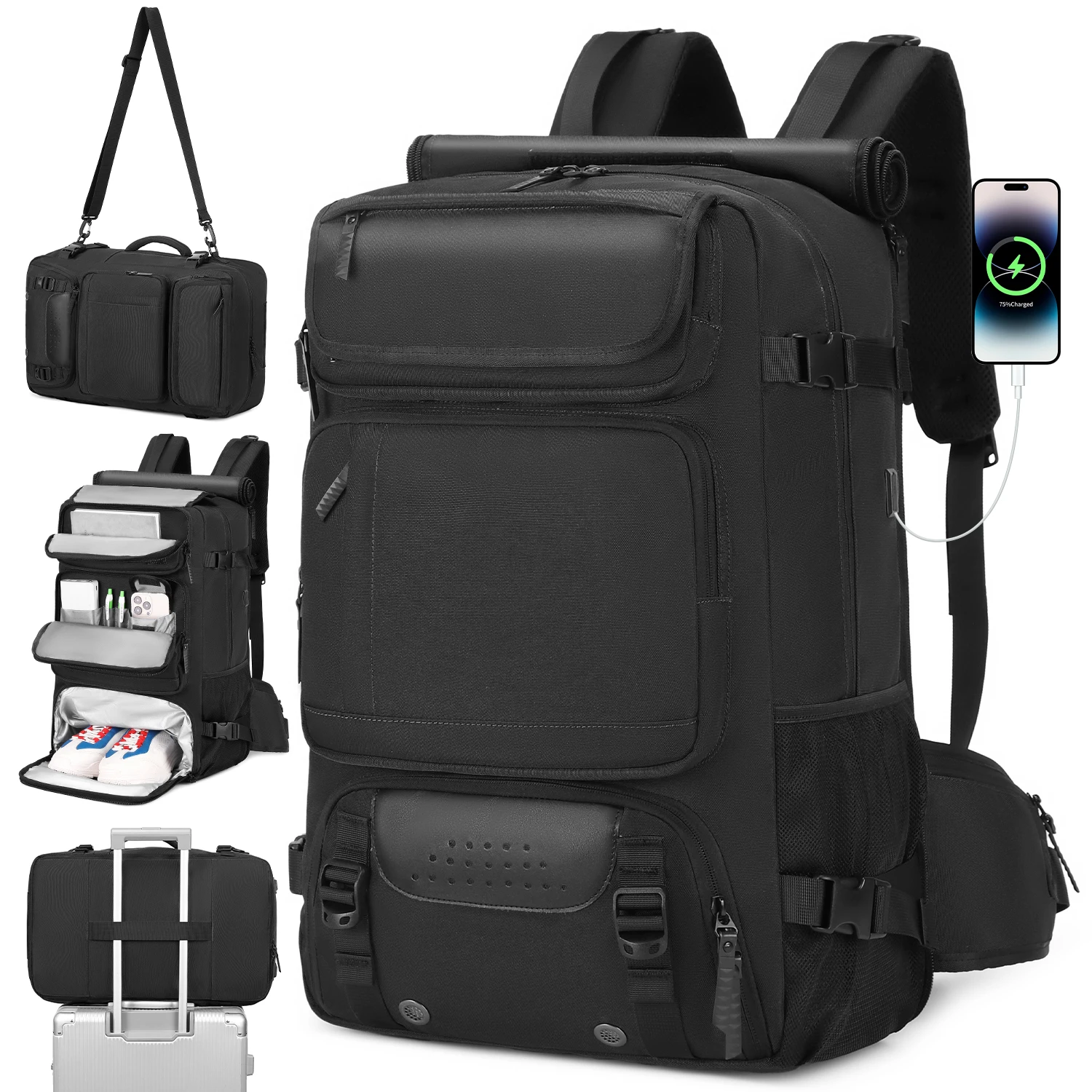 Nerlion OEM ODM Outdoor Waterproof Duffel Custom Airline Approved Travel Bags Custom Large Travel Duffel Backpack