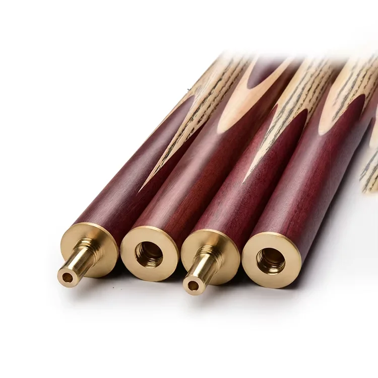 TQG-38C Professional 11mm Snooker Cue from Thailand Ash Wood with Steel Joint and Ebony Butt Sleeve Optimal Service