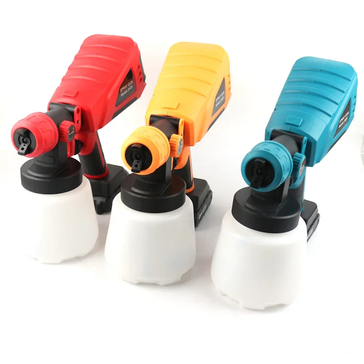 2022 Customized Cordless Paint Sprayer Professional Airless Water Garden Texture Painting Ceiling 20V Battery Spray Gun