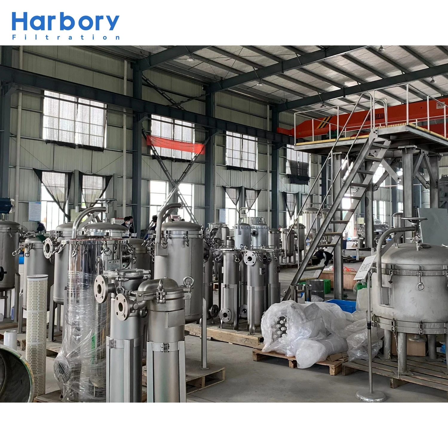 SS 304 316 Filter Housing Stainless Filter Housing Sock Industrial Sanitary Bag Filter Housing