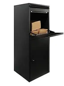 Express Delivery Boxes for Outside, Steel Mailbox for Parcel Cold Rolled Steel Envelope Slot, and Lockable Storage Compartment