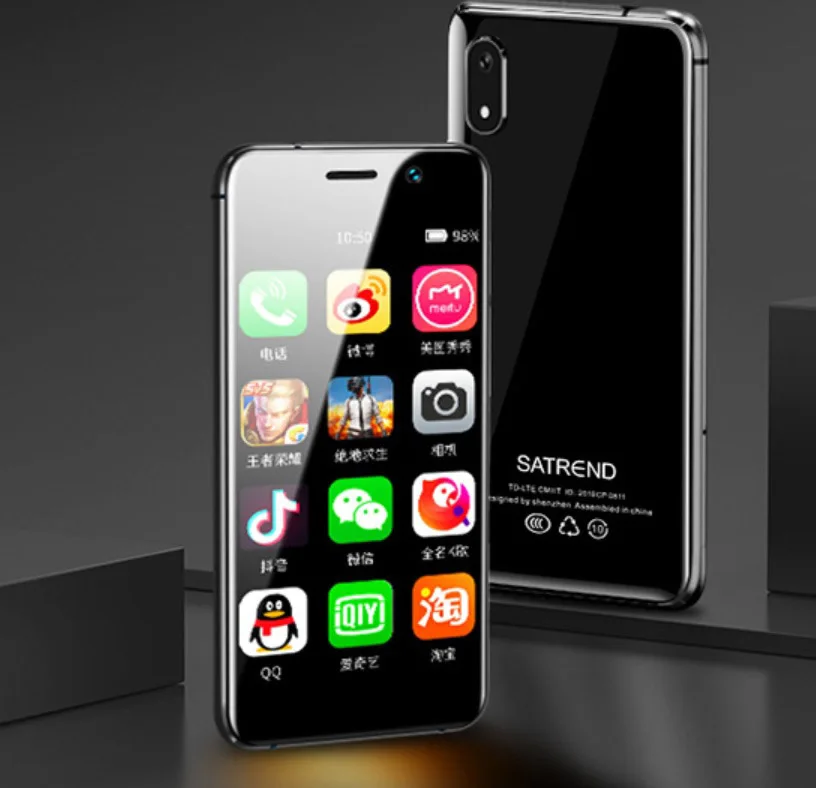 
mini 4G celular Phone Satrend S11 3.22 Inch MTK6739 2GB 16GB Android 7.1 telefone Hotspot WIFI GPS Mini Children Smartphone 