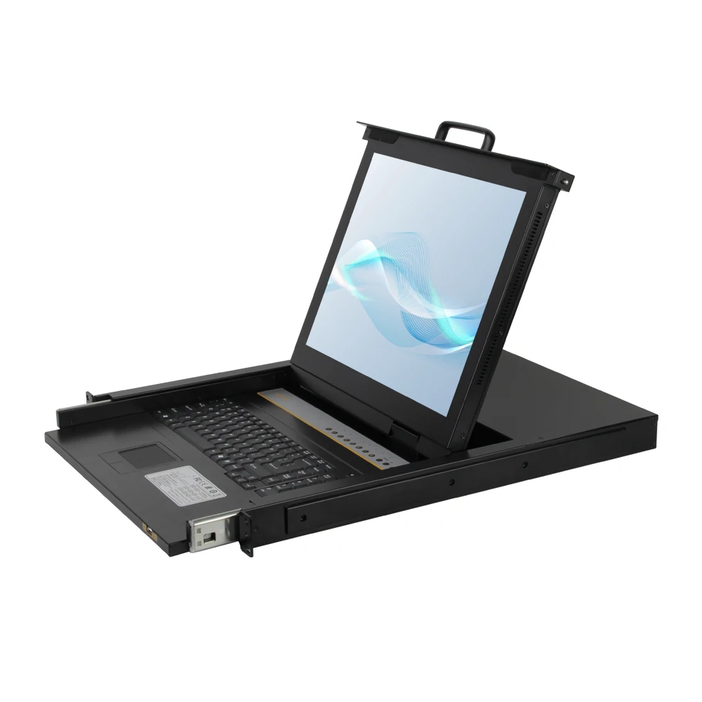 Hotkey OSD 1u высокая стойка kvm 4 8 16 портовых выдвижных ящиков HD 17 19 дюймов Vga Kvm консоль