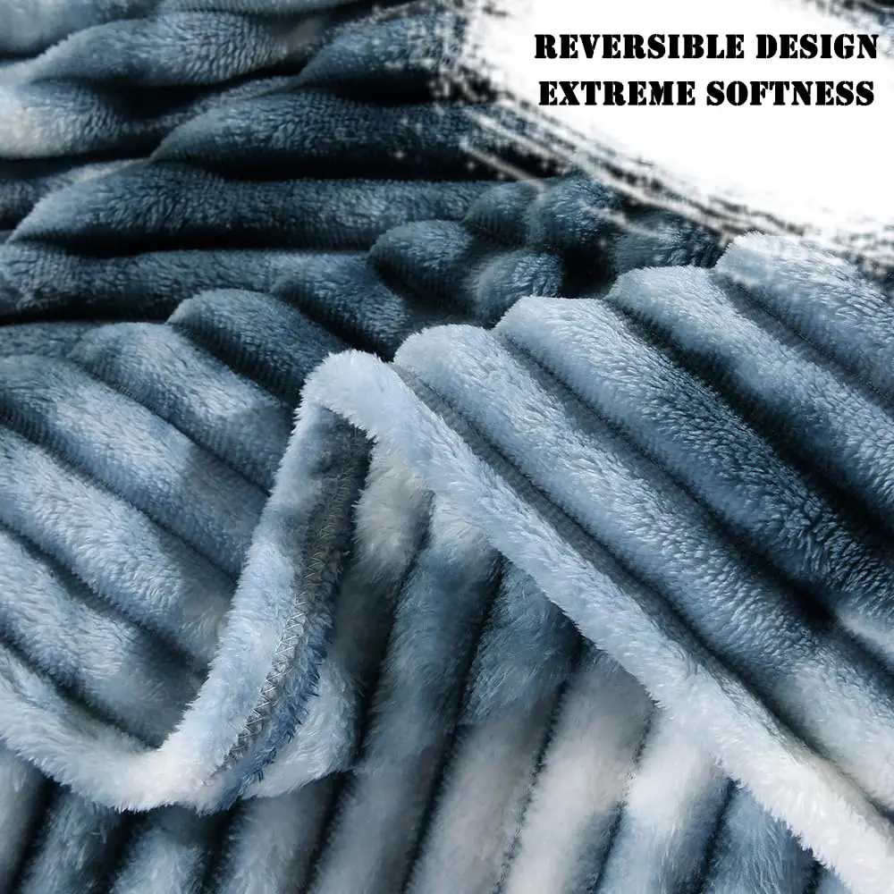 Wholesale Luxury Cozy Microfiber Plush Fuzzy Rabbit Sherpa Flannel Throw Blanket Heavy Fleece Bedding Winter Super Soft Woven