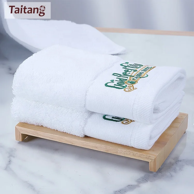 Wholesale 100% Cotton Luxury Hotel Bath Towel Sets Custom Hotel Bath Towel Set