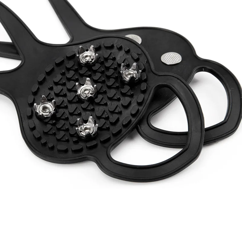 Non Slip Snow Shoe Spikes Winter Anti Slip Ice Grips Cleats Crampons Climbing Outdoor Shoe Crampons Snow Shoes Aluminum Outdoor
