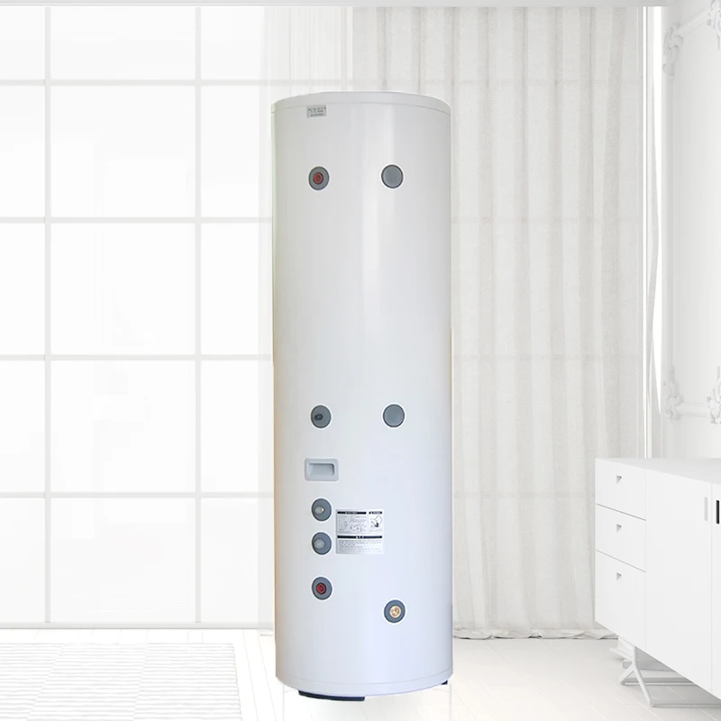 Air Source Heat Pump   Hot Water Heater and enamel Storage Buffer Water Tank