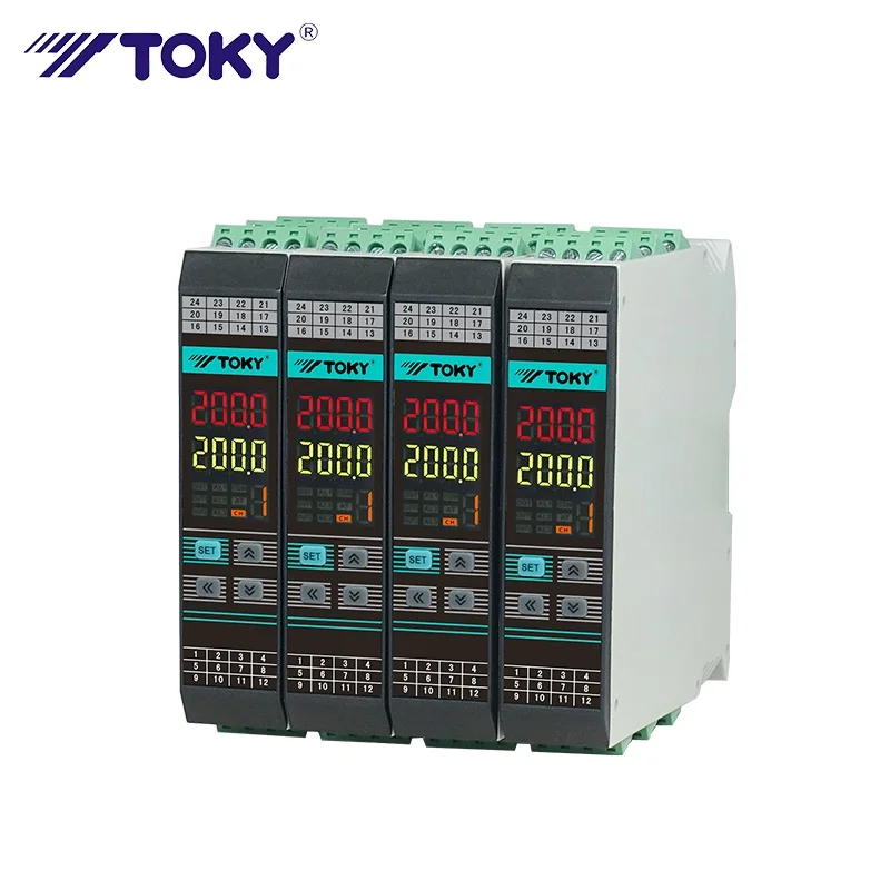 Hot Selling Industrial Control Thermostat Module Type 4 Channels Temperature Controller With Measured Display