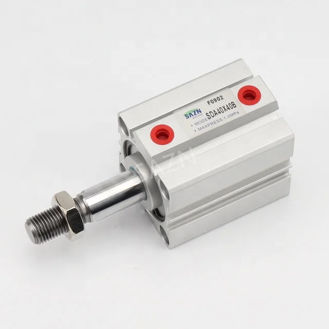 
SDA Series Thin Type Double Action Compact Cylinder Magnetic Electric 