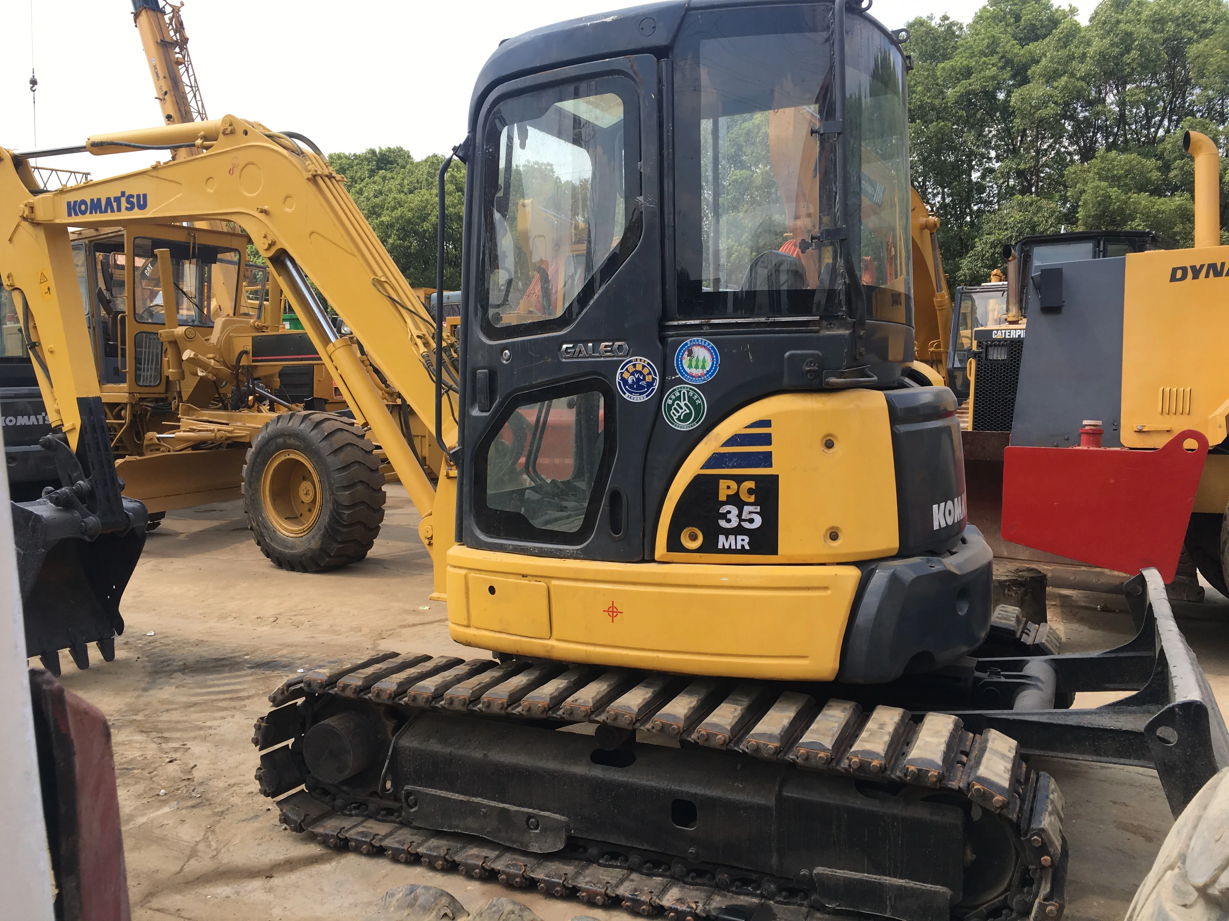 Used Condition and Construction works Applicable Industries Used Komatsu excavator PC35 PC55