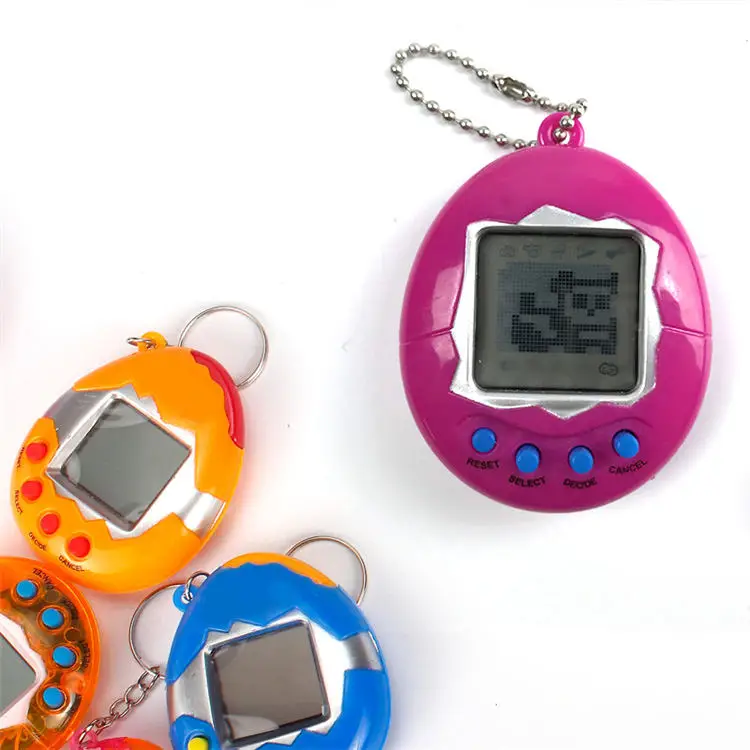 Electronic Pets Keychain Toys 90S Nostalgic 168 Pets in One Virtual Cyber Christmas Pet Toy Kering Gift Toys for Kid