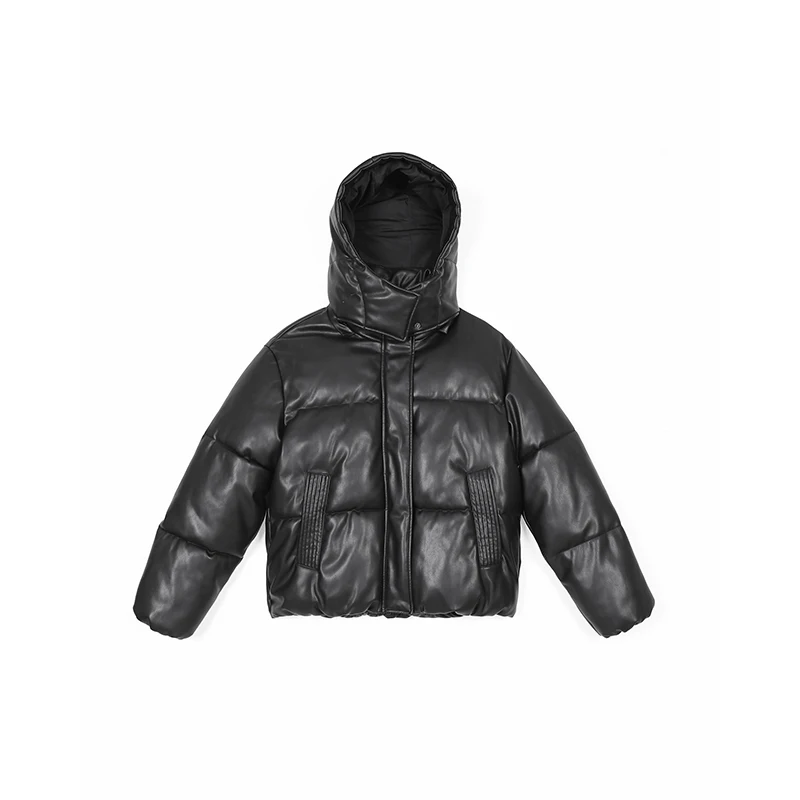 Custom 2023 Down jacket men winter new 90% white duck down coat warm wear hooded jacket windbreaker shiny fabric high quality