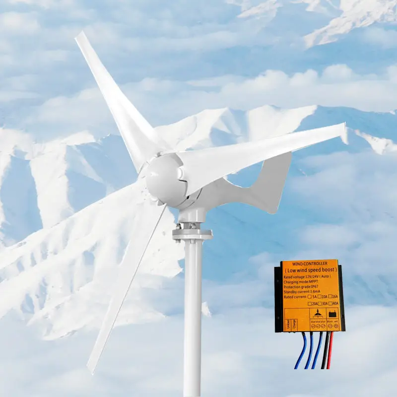 200W-10KW High Efficiency PMG Generator 1KW Axial Low RPM Wind Turbine Generator