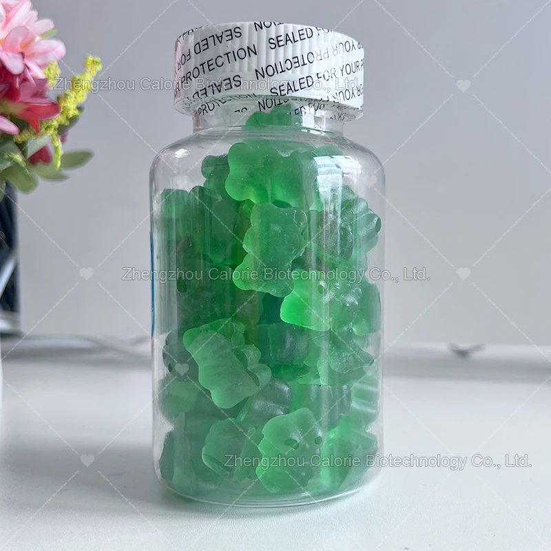 Celery Gummies Vegetable Candy Multivitamin Gelatin Gummy Bears For Adults Men Nature Care Gummies For Nails Skin