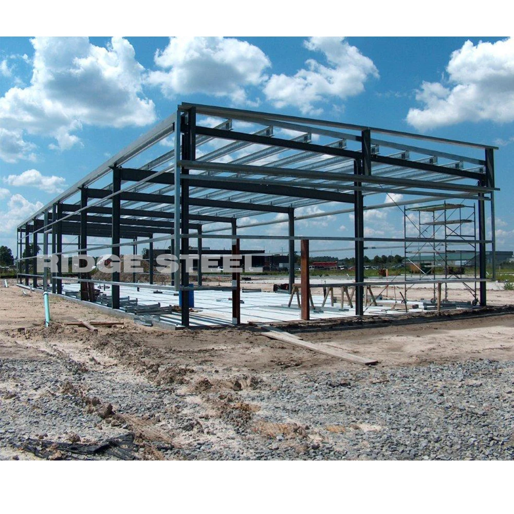 Быстрая сборка низкая стоимость сборная модульная трехмерная стальная конструкция складское