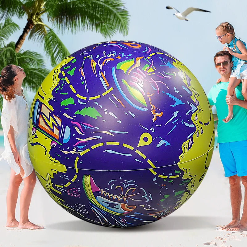 Customization factory colorful promotional inflatable beach ball PVC eco friendly beach ball