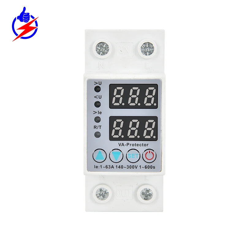 Most popular 63A 230V Voltage Protector Overvoltage Undervoltage  Protection over current protector
