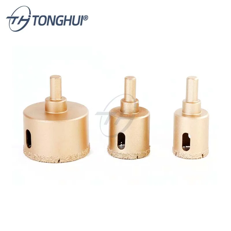 6mm - 90mm High quality Vacuum Brazed diamond hole saw for marble granite tile drilling