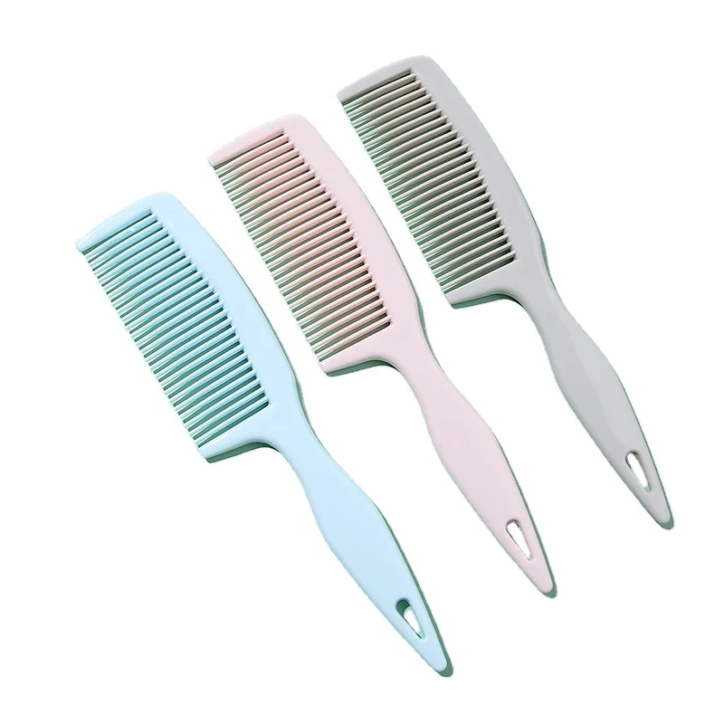 Профессиональный производитель, пластиковая расческа с мягкой ручкой, расческа для выпрямления волос